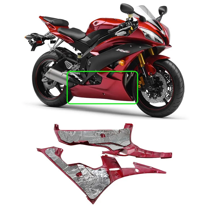 Pre Yamaha YZF-R6 2006 2007 R6 Predbežná ochrana protiprúdového ochladenia tepelného štítu