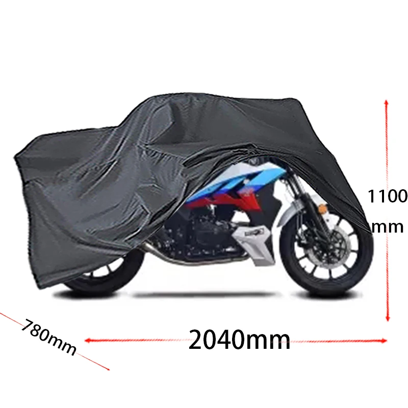 Pre Ycmotor BD 200 R Motocykelový kryt Full Auto Ochrana pred slnkom prach bez ucha Zhustený Oxford Tank Cover Rain Cover Motocykel