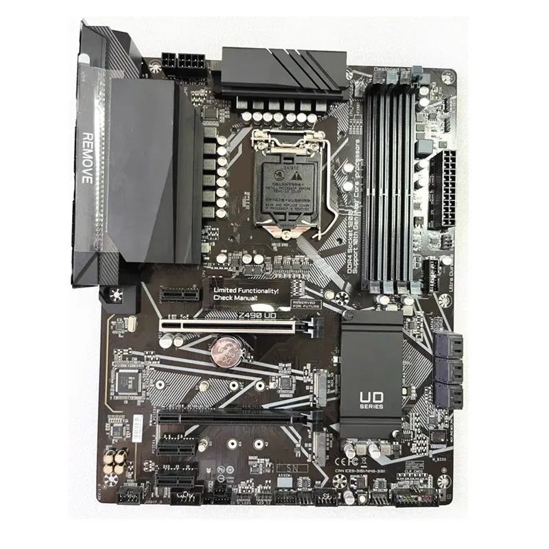 Pre Z490 UD základná doska 128 GB HDMI M.2 LGA 1200 DDR4 ATX Z490 KONTROLA 100% Testovaná plne práca