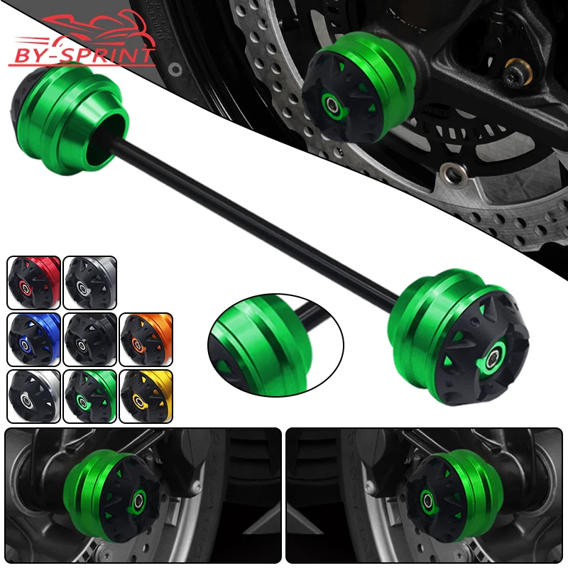 Pre Z900 Z900RS/SE Z650 Ninja400 Ninja650 Motocykel prednej zadnej nápravy na vidlice kolieska Protector Pad Pad Ninja Z900 Z650
