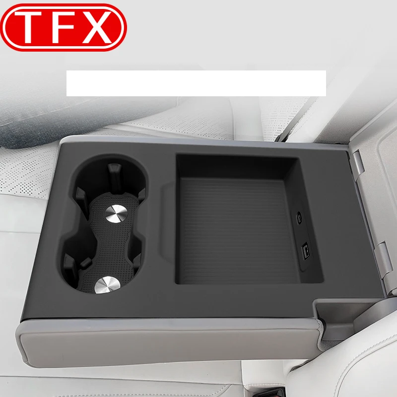 Pre Zeekr 7x 2024 2025 Automobil z druhej rakety Storage Silikónová podložka Voda šálka sedadla Sedadlo Absorbing Storage Storage Box Doplnky