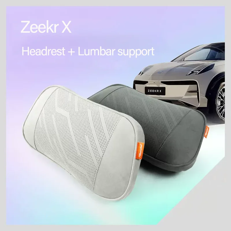 Pre Zeekr x 2023 2024 Styling auta Suede sedadlo hlavy skryté bez kravaty na ochranu krku bedrové operadlé príslušenstvo