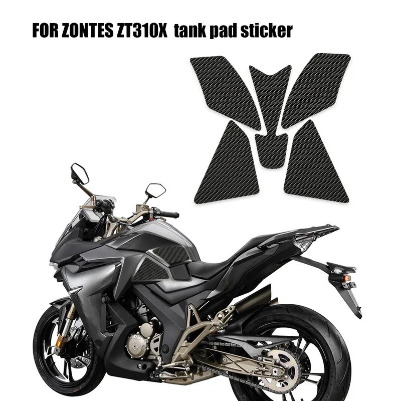 Pre Zontes 310x 310 X Motocykel vyhradený proti škrabaniu palivovej nádrže dekoratívne nálepky Ochranné nálepky