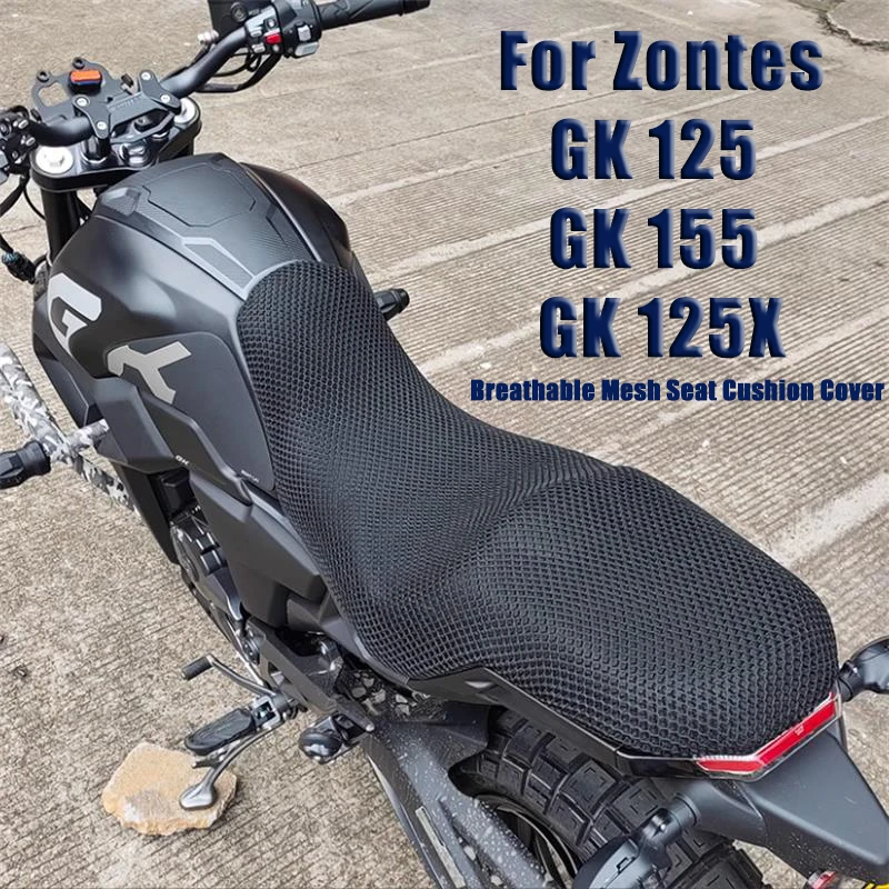 Pre Zontes GK125 GK155 GK125X GK 125 155 125x Priedušné vankúše Sedadlá