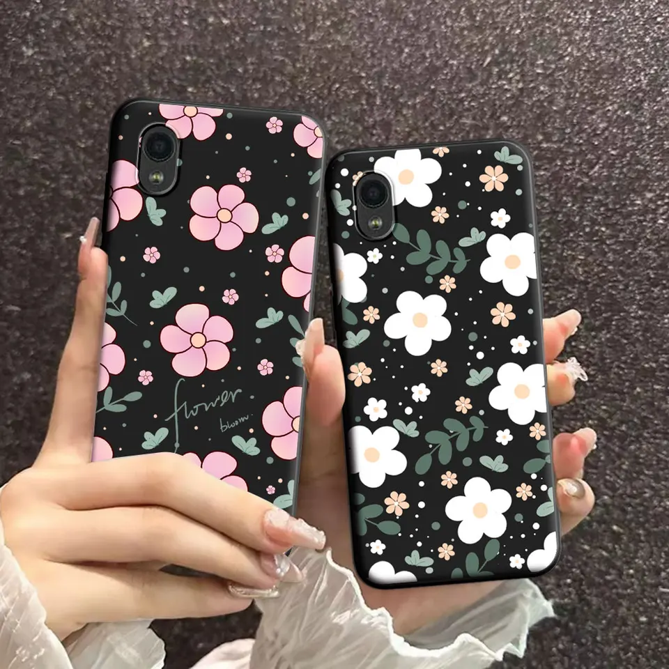 Pre ZTE A3 Plus A3 2019 2020 Prípad na prírodné mäkké silikónové kvetinové kvetinové puzdro TPU pre Zte Blade A5 2019 2020 A3+ zadný kryt