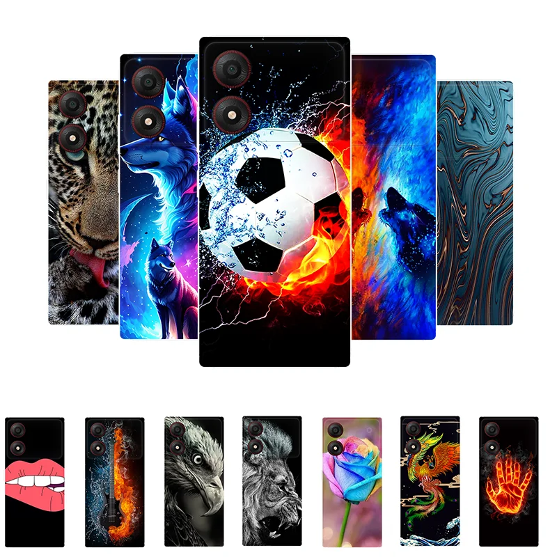 Pre ZTE Blade A34 Case Football Soft Silikone Back Case pre Zte Blade A34 A 34 telefónny kryt Bladea34 4G ETUI Funda