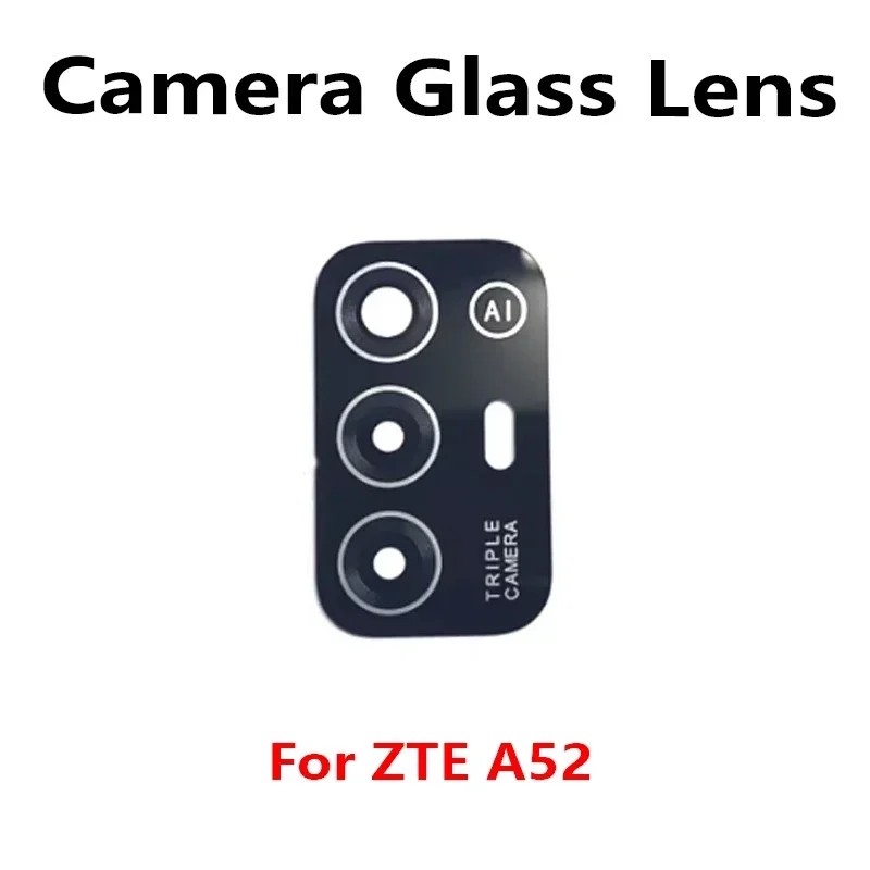Pre ZTE Blade A7 2019 A52 A71 A72 A73 4G 5G Zadná zadná kamera Zadná sklenená šošovka Výmena oprávnych dielov