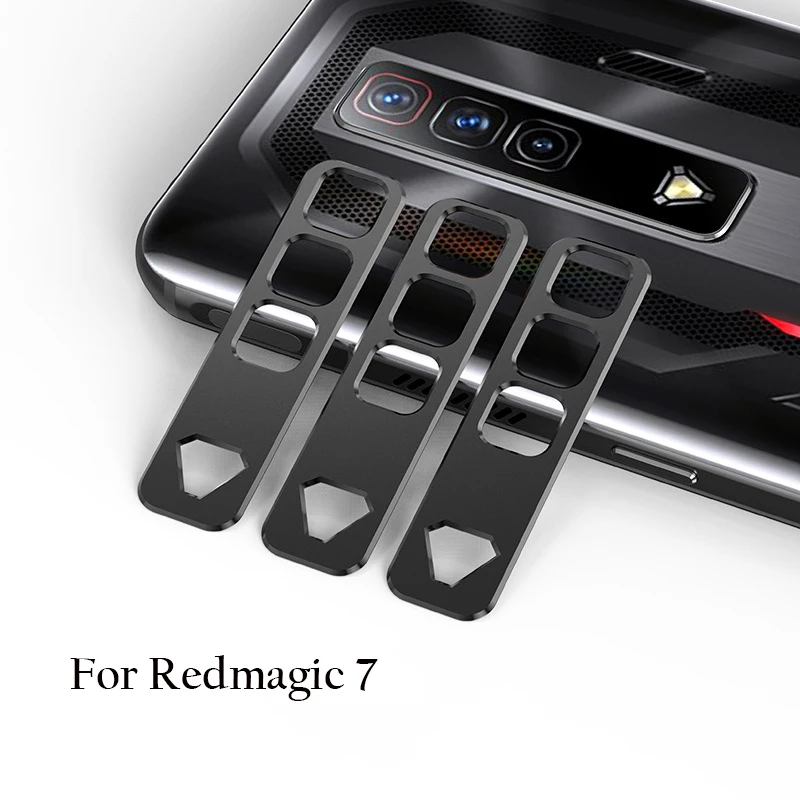 Pre Zte Nubia Red Magic 7 kovová hliníková kamera Objektív ochranca ochranná krytka puzdro pre zadné šošovky pre Redmagic 7 Anti Scratch