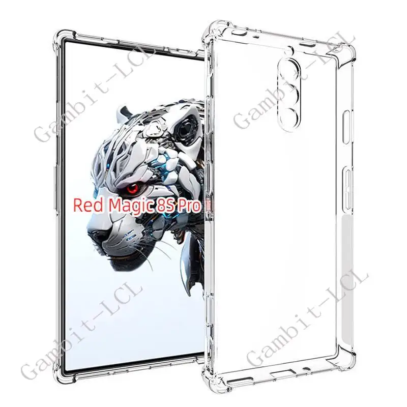 Pre Zte Nubia Red Magic 8S Pro Pro+ 8 7 6 Z50 Ultra Z50S PRO 7PRO Silikónový smartphone Phone Ochranné zadné shell Soft TPU puzdro TPU