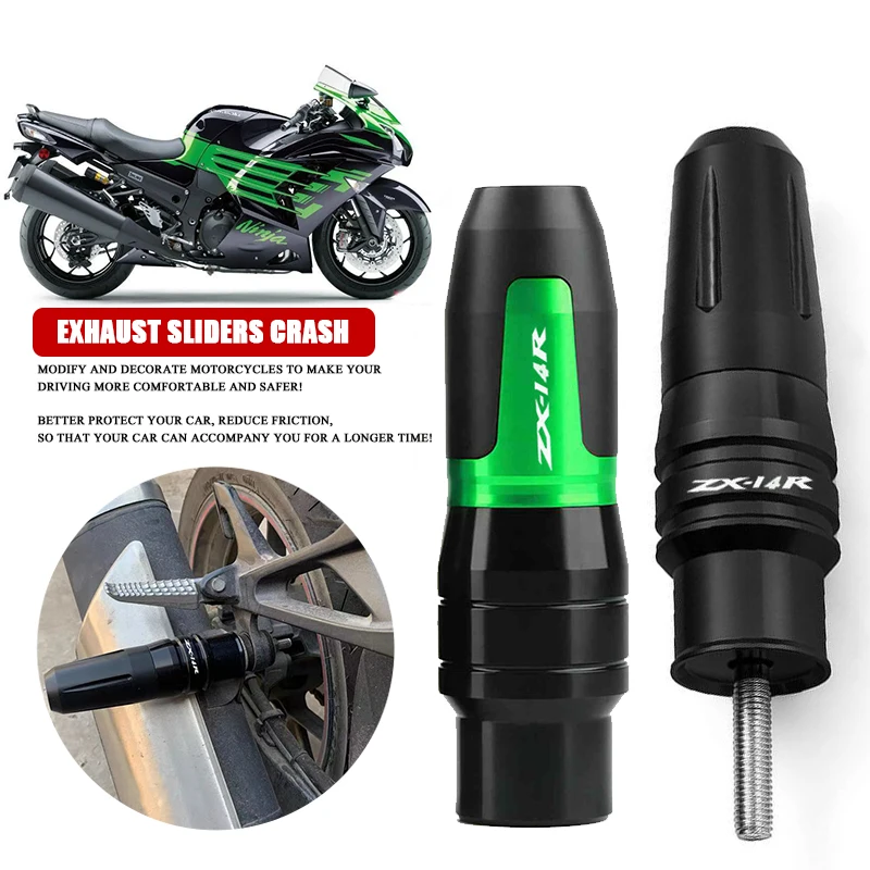 Pre ZX14R ZX-14R 2006 2007 2008 2009 2010 2010 2012-2016 Príslušenstvo Výfukové rámiky Palusy Crash Pads Falling Protector