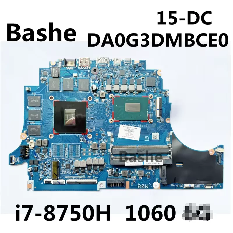 Pre základnú dosku pre laptop HP Omen 15-DC, číslo dosky DA0G3DMBCE0, I7-8750H, CPU, 1060 100%