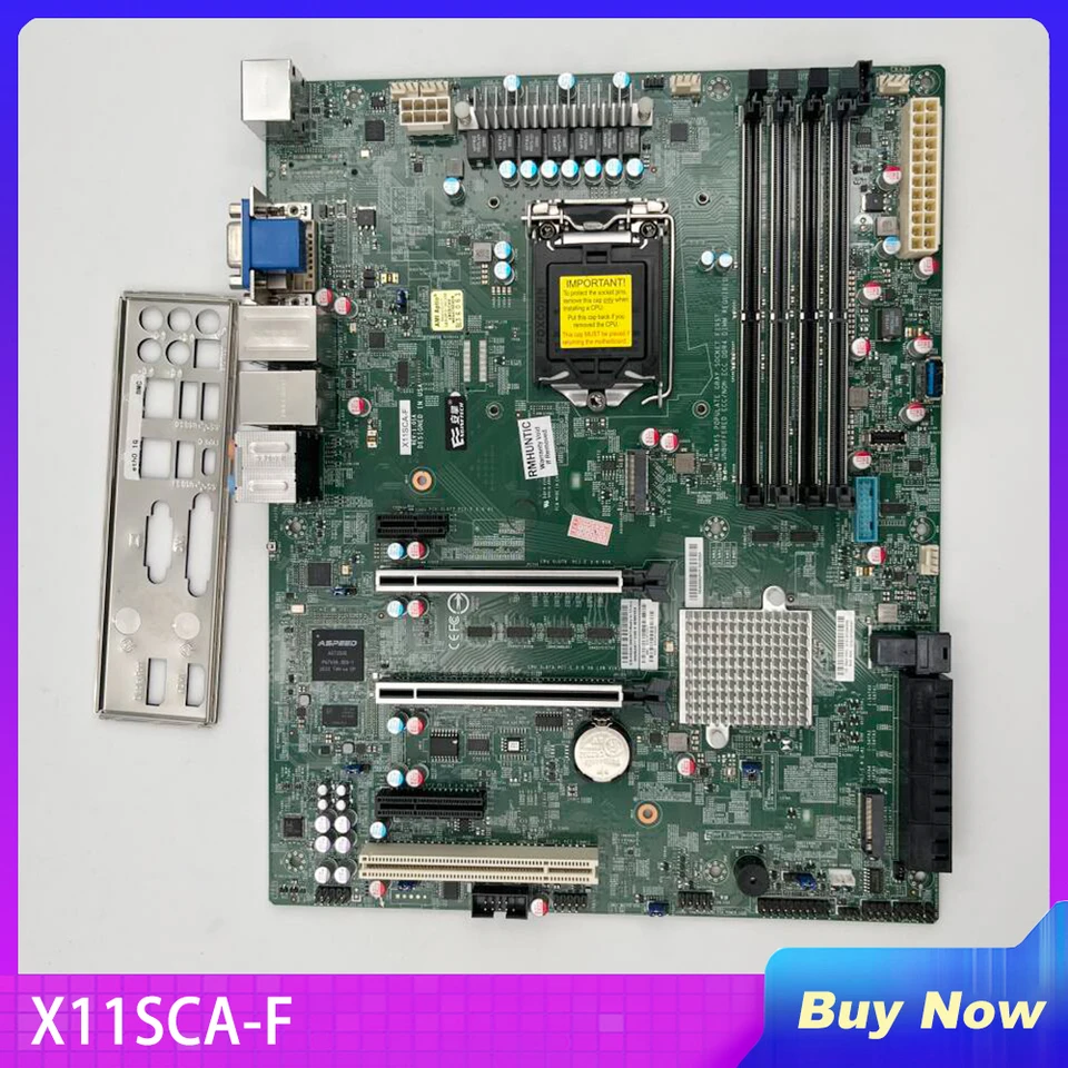 Pre základnú dosku SuperMicro Workstation 8./9. gen Core i3/i5/i7/i9 XEON E-2100/E-2200 séria DDR4 PCI-E 3.0 LGA-1151 X11SCA-F-F