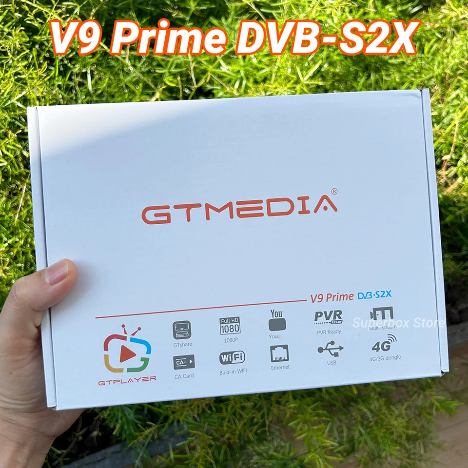 Predaj GTMedia V9 Prime DVB-S2X Satelitný prijímač vstavaný WiFi HEVC Support CA karta Full HD 1080p PVR Ready TV prijímač