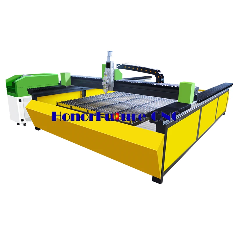 Predaj z továrne 2000W 3000 W CNC vláknitý laserový strihový stroj na kov s dobrým po predaji