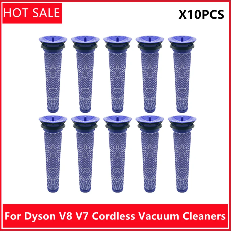Predbežné filtre HEPA Post-filtre nahradenia kompatibilných vysávačov Dyson V8 a V7