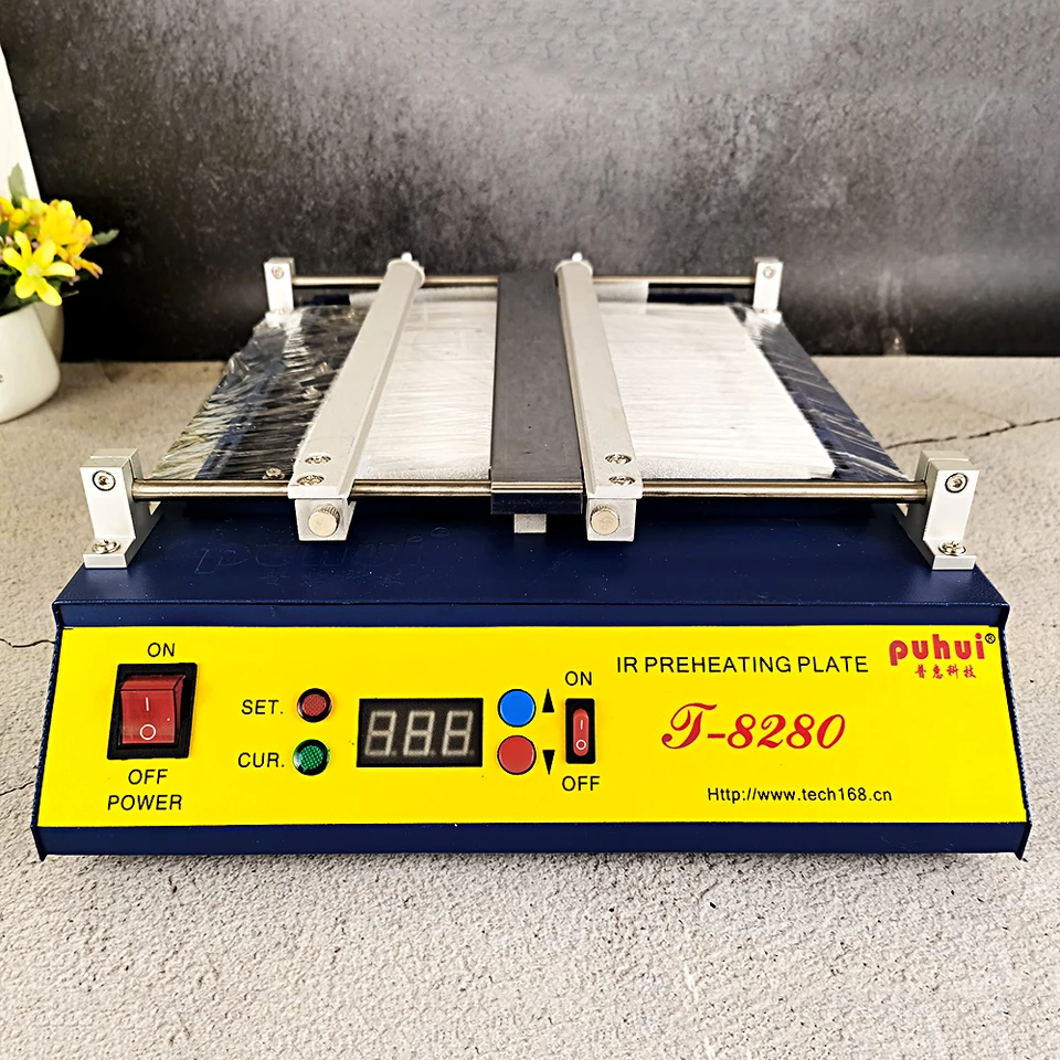 Predhrievací ohrievač PCB IR predhrievací tanier T8280 8280 predhrievacia pec T-8280 IR predbežná rúčka Demantling Welding CHIP