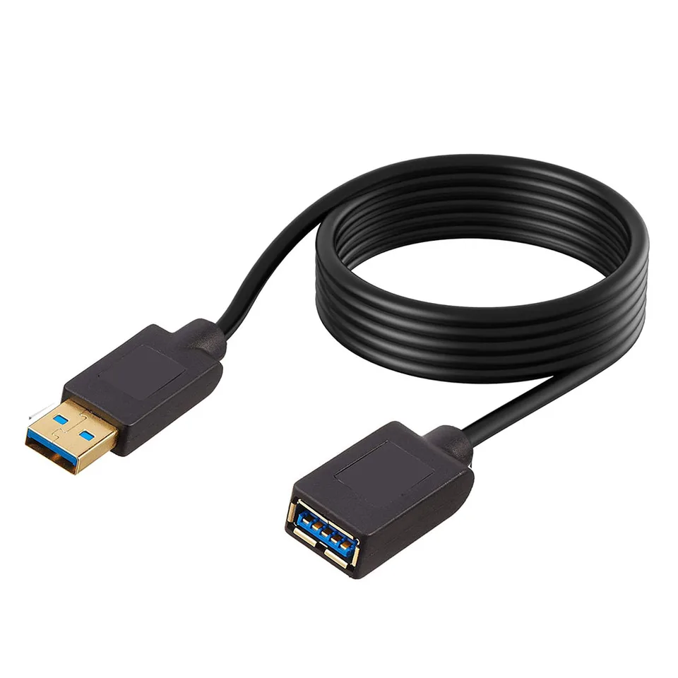 Predlžovací kábel USB 3.0 3M dlhá super rýchlosť USB 3.0 Muž na ženský extenzívny kábel pre Mac Windows PC PC Klávesnica myši pre laptop atď.