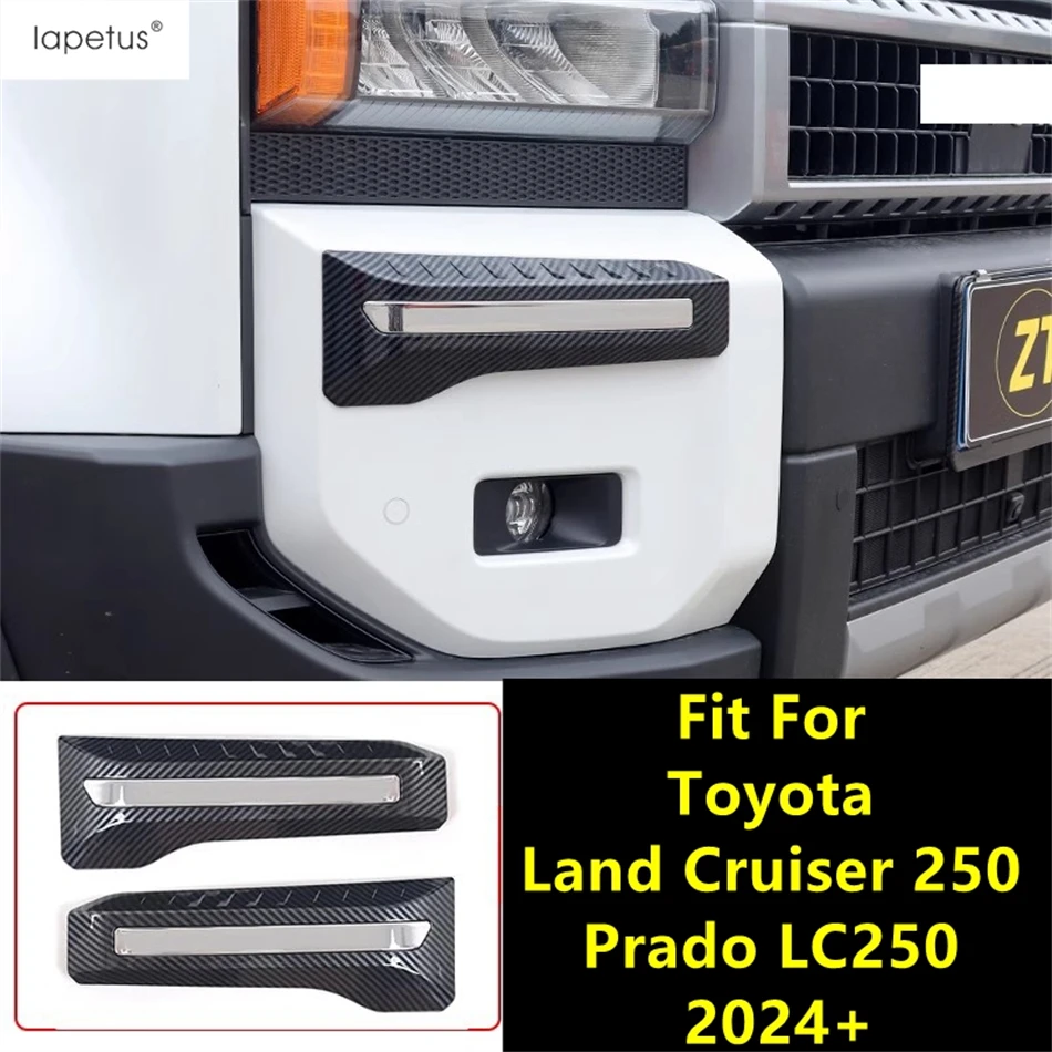 Predná hmlová svetlá lampa Ozduko obočia Orezanie pre oblúk pre Toyota Land Cruiser 250 Prado LC250 2024 2025