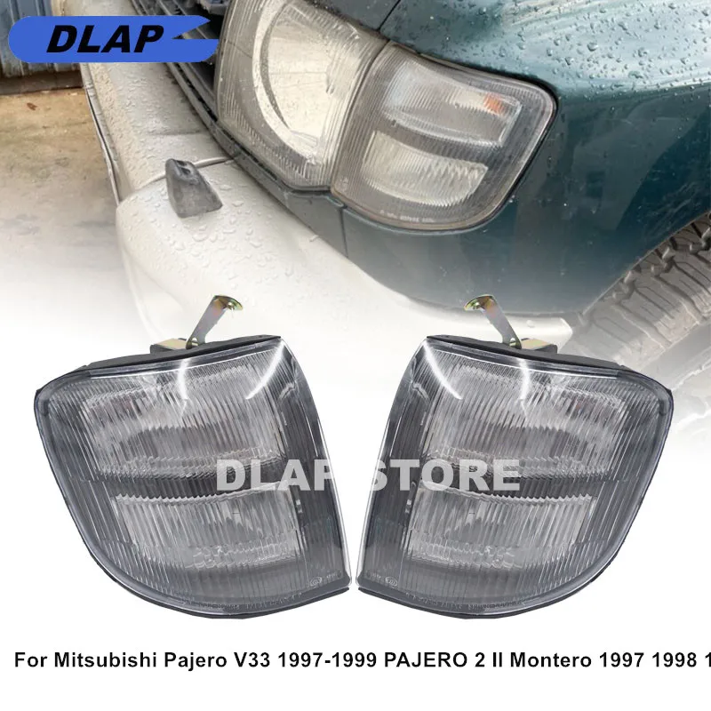 Predná strana auta Rohové svetlo Stranné svetlo Light Light Light pre Mitsubishi Pajero V33 1997-1999 Pajero 2 II Montero 1997 1998 1998