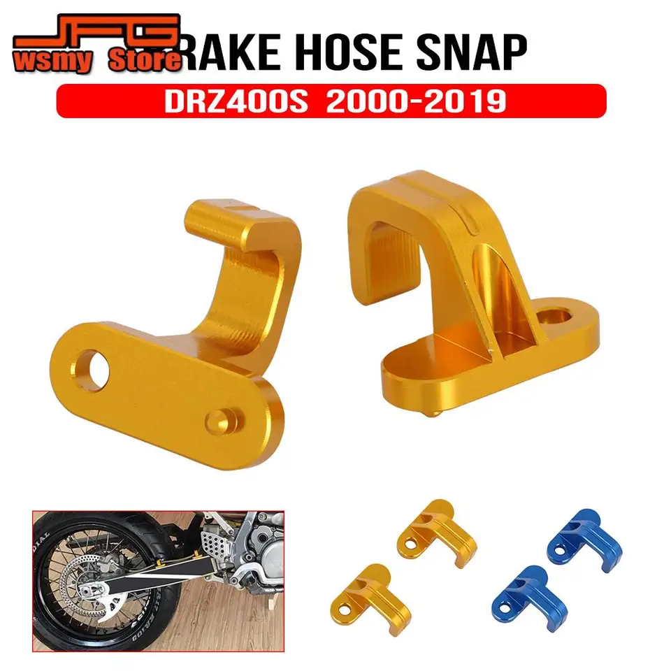 Predná zadná brzdová hadica hadica hadica hadica držiak kábla CLAMP CLAP MOTOCYKLY PRÍSLUŠENSTVO PRE SUZUKI RM125 RM250 RMZ250 RMZ450 DRZ400SM