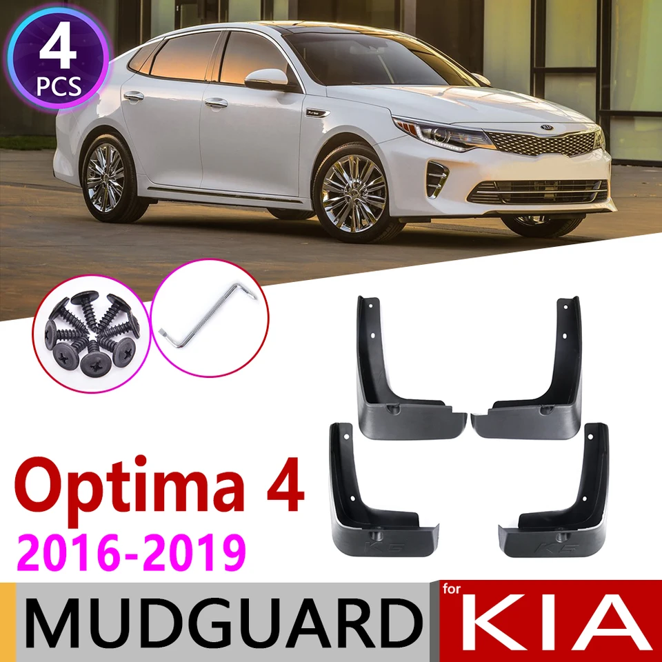 Predná zadná zadná časť Kia Optima 4 K5 JF 2016 2017 2018 2019 CAR Budflaps Fender Bahen Flaps Guard Splash Flap Mudguards Accessories 4.