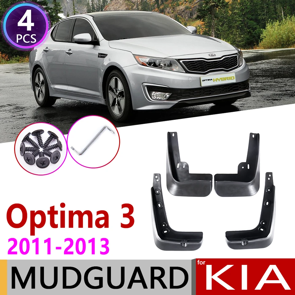 Predná zadná zadná časť pre Kia Optima 3 K5 TF 2011 2012 2013 SX SXL Hybrid Car Mudflap blatníka blatníka bahna Splash Flap Mudguards Príslušenstvo