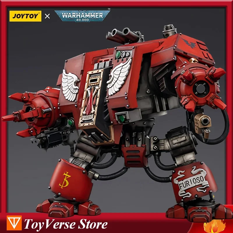 [Prednáška] Joytoy Warhammer 40K 1/18 Akčné figúrky Blood Angels Furioso Dreadnought Brother Samel Model zbierky