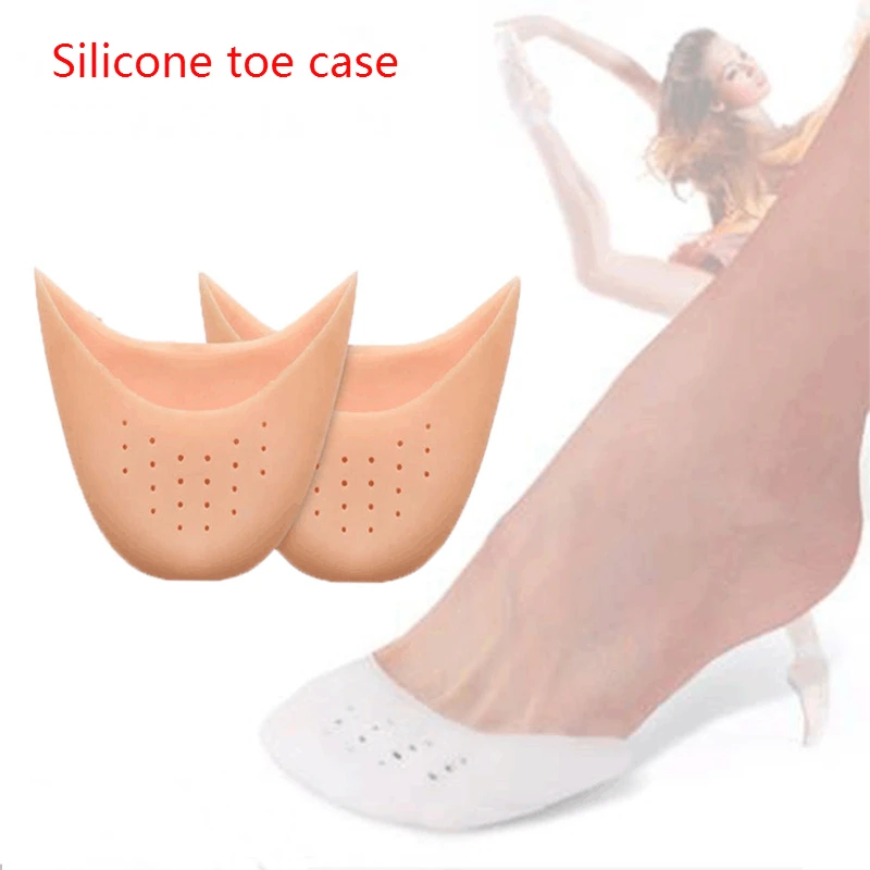 Prednáška Pad Pad Toe Protector Silikón Silikón High Balerina Balerína Half Cushion Relief Bolesť Neklipy Shut Suel Suel pre ženy Starostlivosť o chodidlá