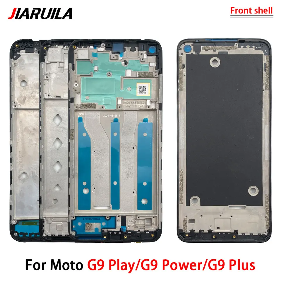Predné kryty rámu Rám kryty LCD kryt predného stredného rámca pre Moto G 5G G9 Play Plus Power G100 G8 Power Lite