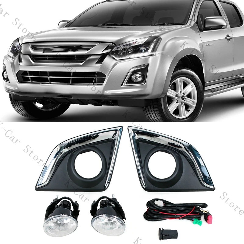Predné nárazník Halogénové hmlové žiarovka Turn Signal Signal Auto pre Isuzu D-Max Dmax 2015