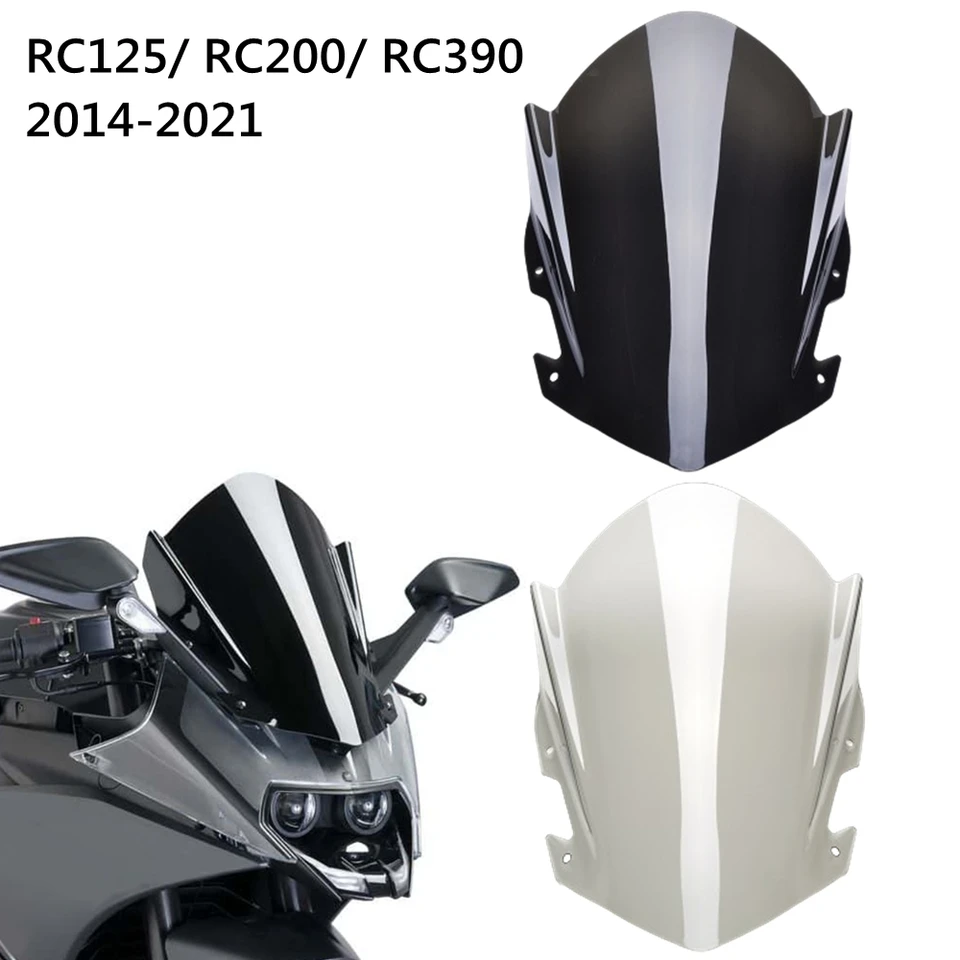Predné sklo pre KTM RC 390 200 125 RC125 RC200 RC390 2014-2021 2020 2019 2018