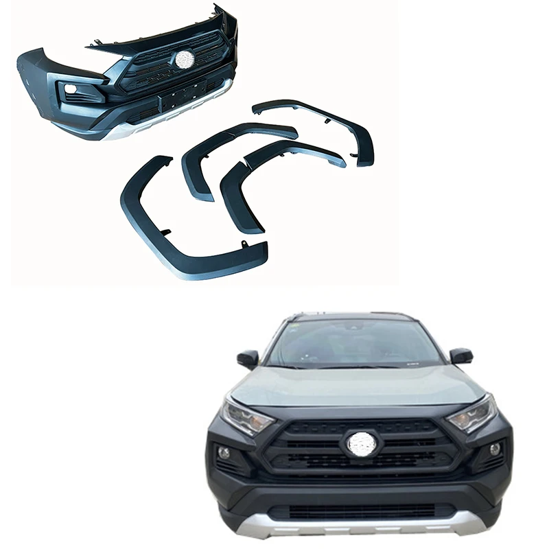 Predné zadné autá Bumper Grille Body Body Body pre Toyota Rav4 Adventure 2020- 2023