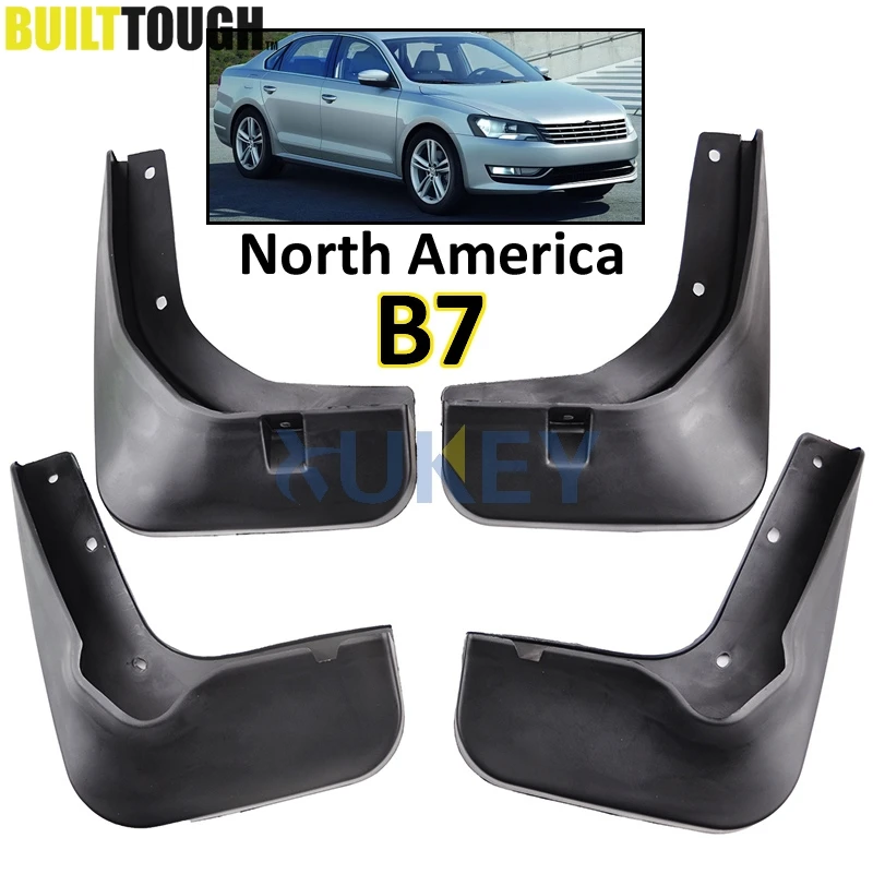 Predné zadné lisované klapky na bahno pre VW Passat B7 2012-2015 2014 North America Mudflaps Splash Guards Bahen Fender Mudguards