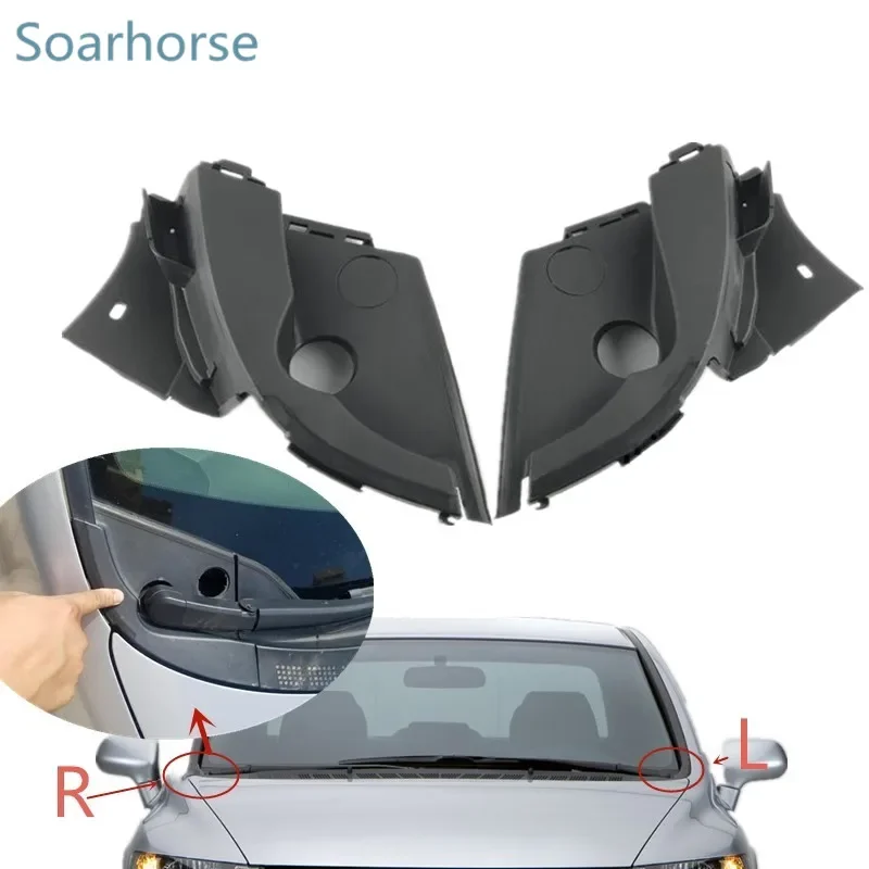 Predné čelné sklo stierača ARM COWL VENTICKÝ PANEL PANEL PRE HONDA CIVIC 2006-2011 FA1 FD1 FD2 CIIMO 2012-2014