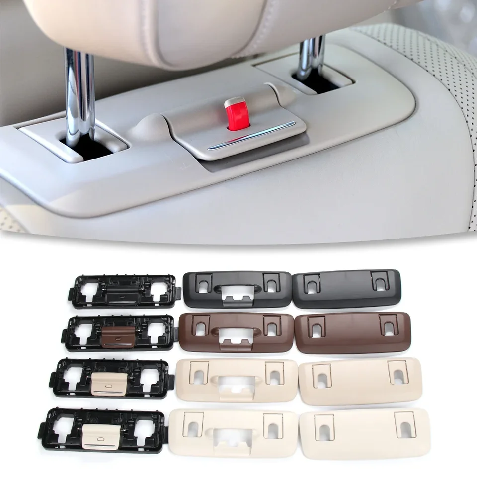 Predné ľavé pravé sedadlo hlavy políčka Sedadla SEALREST TAPELREST OCCE ZASADNUTIE OSAKOVÝ KRYT PRE Mercedes Benz S trieda W222 2014-2020