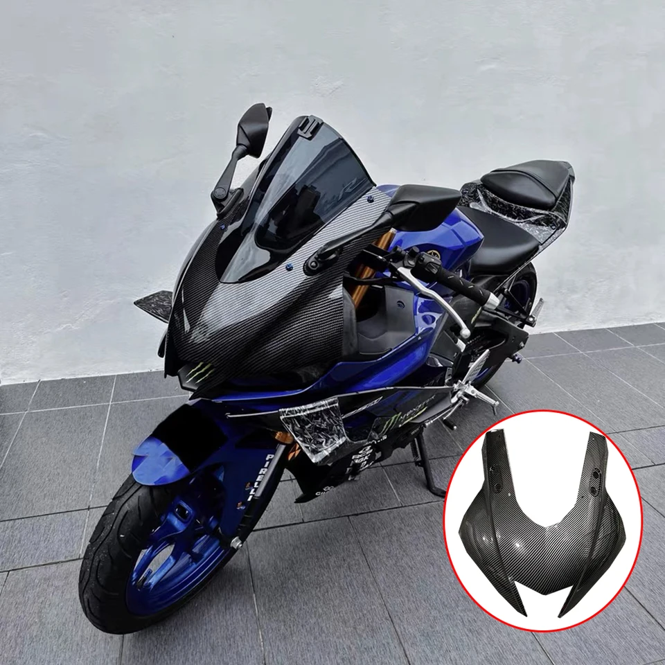 Predný nos hornej kapoty kapota pre Yamaha YZF R3 R25 2019-2023 Svetlej maske Cowl Cover Nose Upgrade R3 R25 STYLE Malé oči