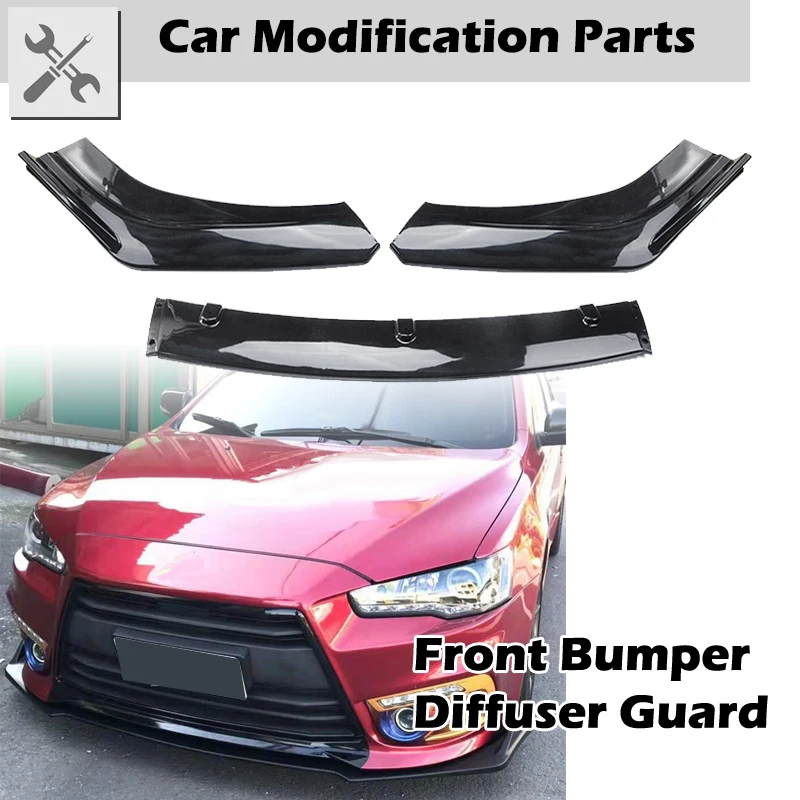 Predný nárazník Difúzovač strážcovia Lip Spoiler Racing Body Protector Fit Fit for BMW F30 Honda Subaru Mazda 3 6 Mitsubishi Lancer Evo