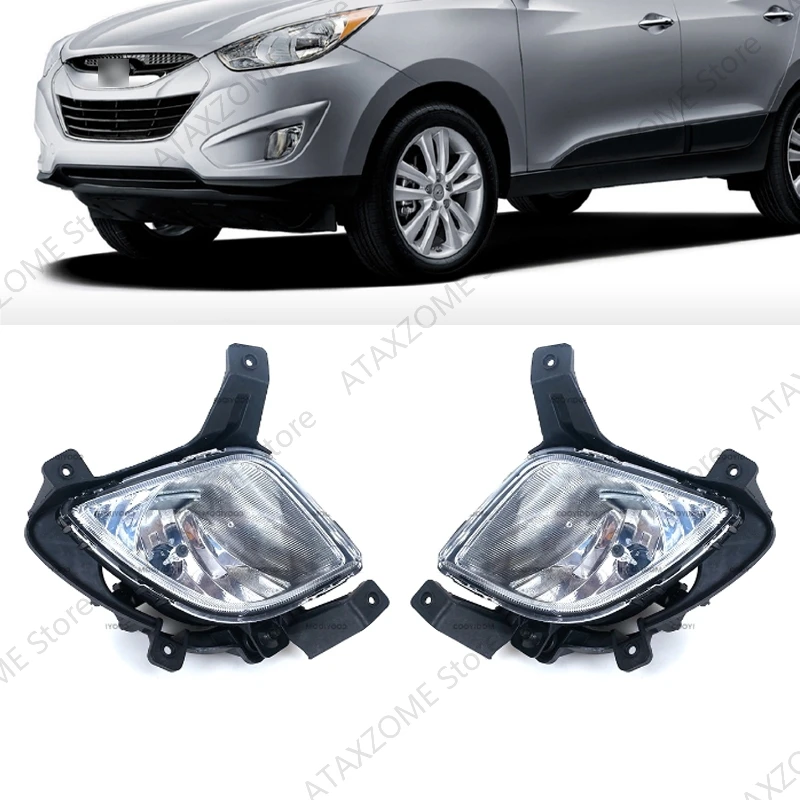 Predný nárazník hmly pre auto pre Hyundai Tucson IX35 2010 2012 2012 2013 2014 Hnačka hmlovej žiarovky Hmlové svetlá Hmlové svetlá