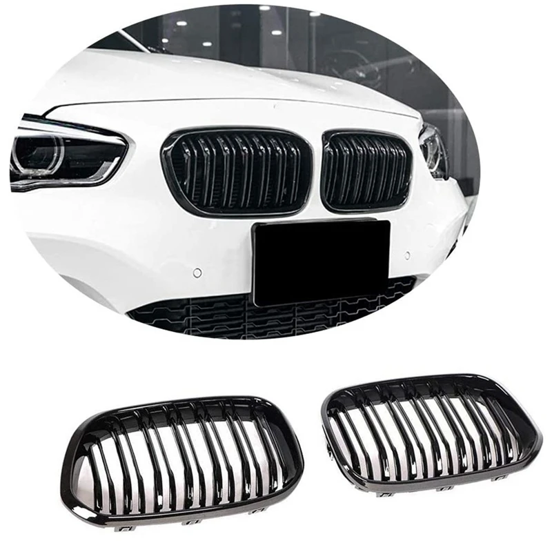 Predný nárazník obličky Grille Grille Guard Grill Grill Príslušenstvo pre BMW 1 sériu F20 F21 2015-2017 116i 118i 120i 125i LCI