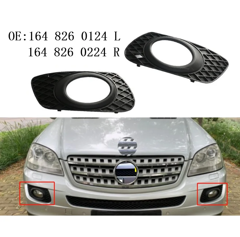 Predný nárazník pre mriežku pre Mercedes Benz Ml triedy W164 ML320 ML350 1648260224 1648260124