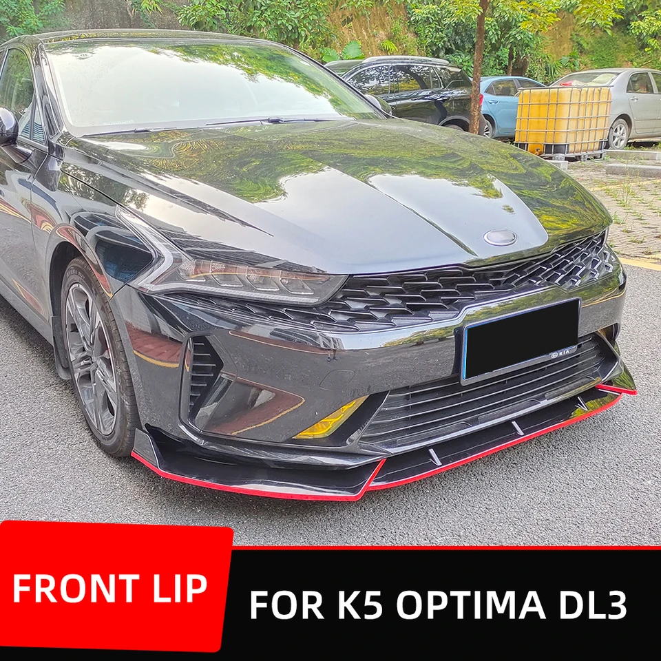 Predný nárazník Splitter Lip Spoiler Body Sit Difuster Protector pre Kia K5 Optima DL3 2020 2021 Vonkajšie príslušenstvo diel