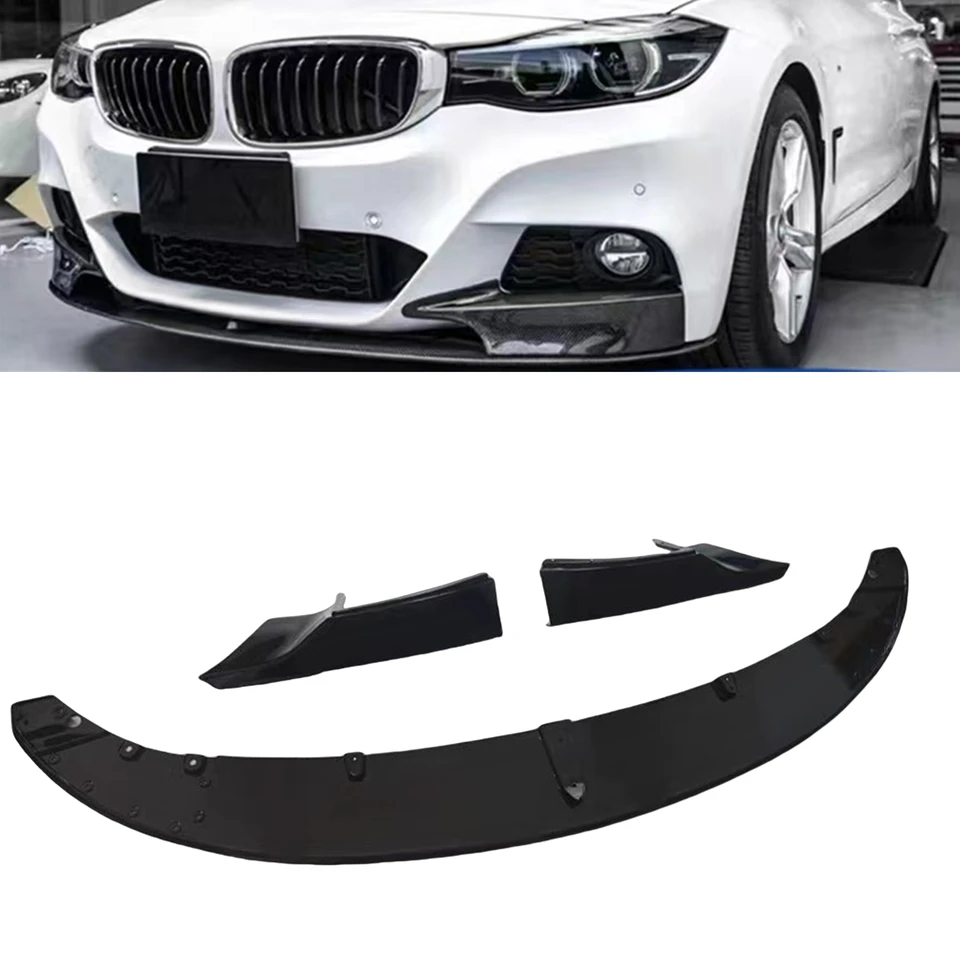 Predný nárazník SPOILER LIP pre BMW 3 Series GT F34 2014-2019 328I 330I 335I 340I M BALENIA SPLITOVATEĽA NAPLASTNÉHO ZAPOJENIA