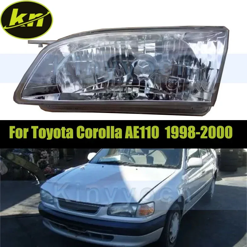 Predný svetlomet predného nárazníka pre autá pre Toyota Corolla AE110 1998-2000 Light Light Head Light Light