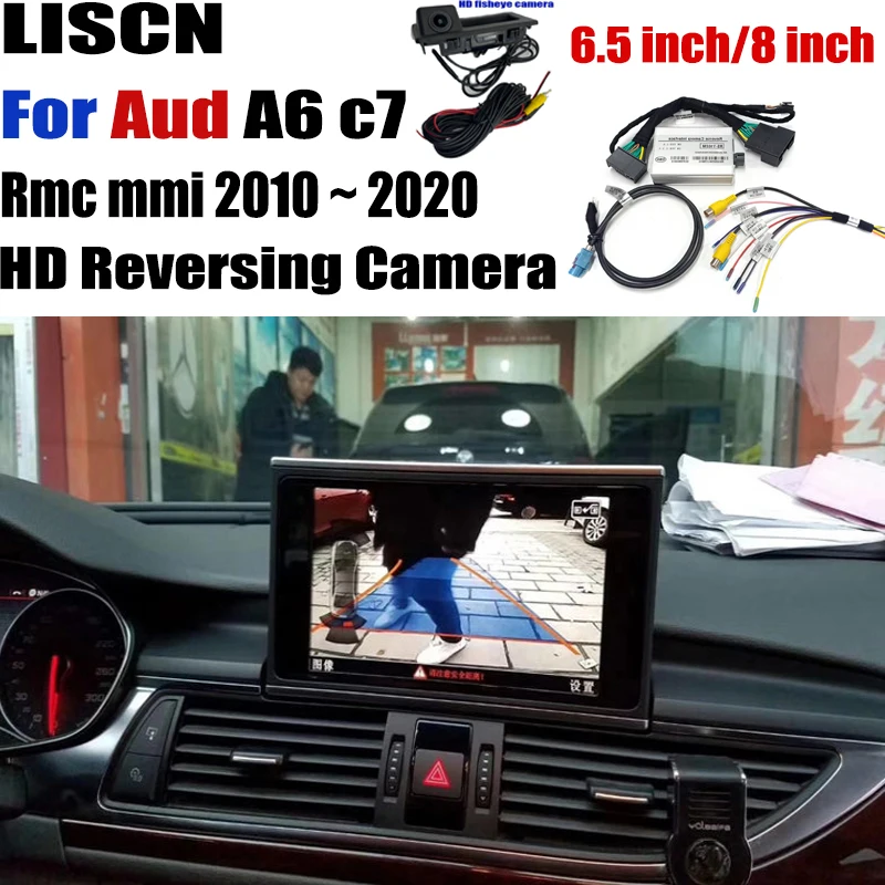 Predný zadný fotoaparát pre Audi A6 C7 RMC MMI 3G 2009 ~ 2019 Zálohovacia kamera Interfacadapter Originálna súprava dekodéra obrazovky