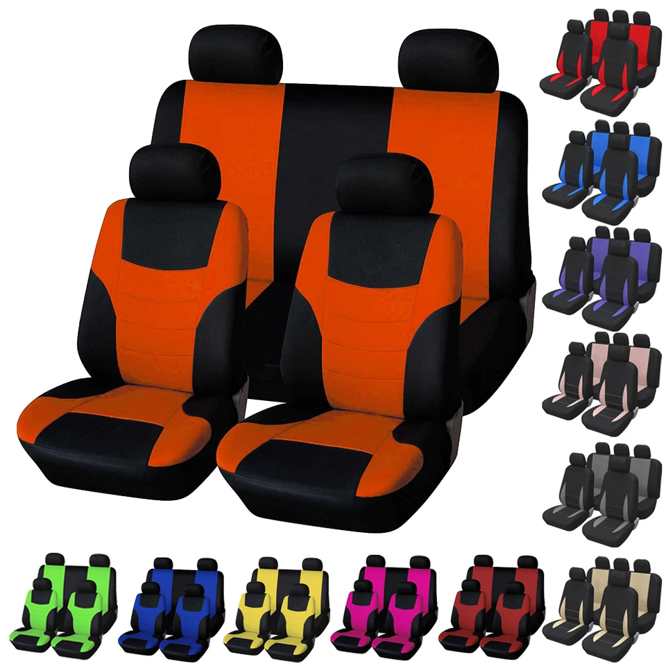 Predný/zadný kryt autosedačky pre sedadlá Ateca Arona Ibiza Leon Toledo Leon St Cupra Tkanina Ochrana sedadla Sedadlo Vnútorné auto Interiér