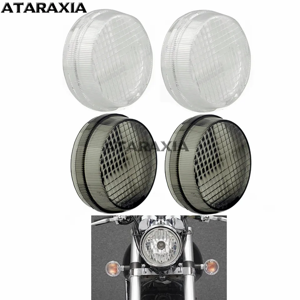 Predný zadný kryt Signálneho šošovky motocykla pre honda tieň VTX Cruisers Kawasaki Vulcan VN 2000 1600 Classic
