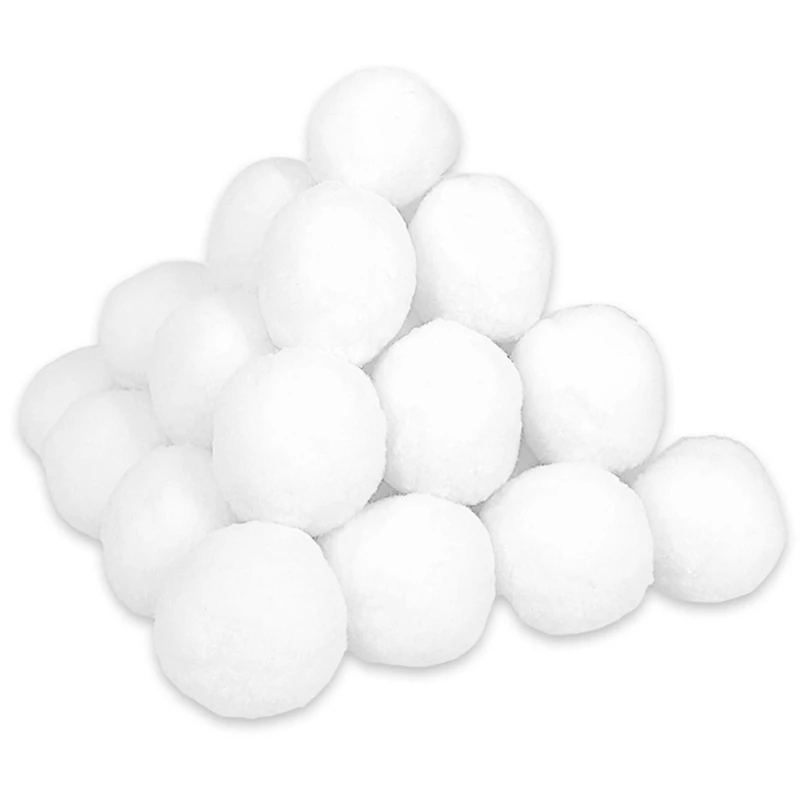 Predstierajte snehové gule pre vnútornú/vonkajšiu zimnú hru Soft Polypropylén Snow Toy Vianočné večierky Entertainment Supplies P15F