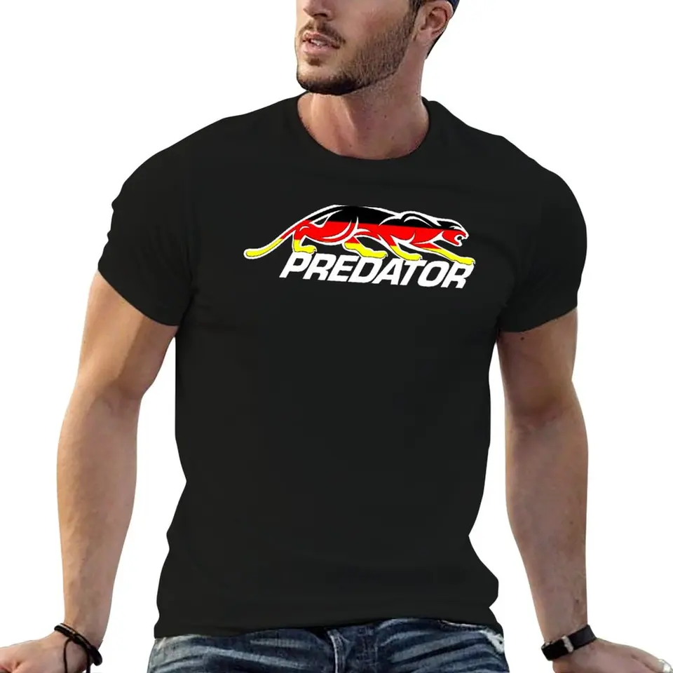 Predátorské podnety - predátorské podnety nemecké logo Tričko Tričko Grafické tričko Vintage Animal Prinfor Pre chlapci vtipné tričká Men