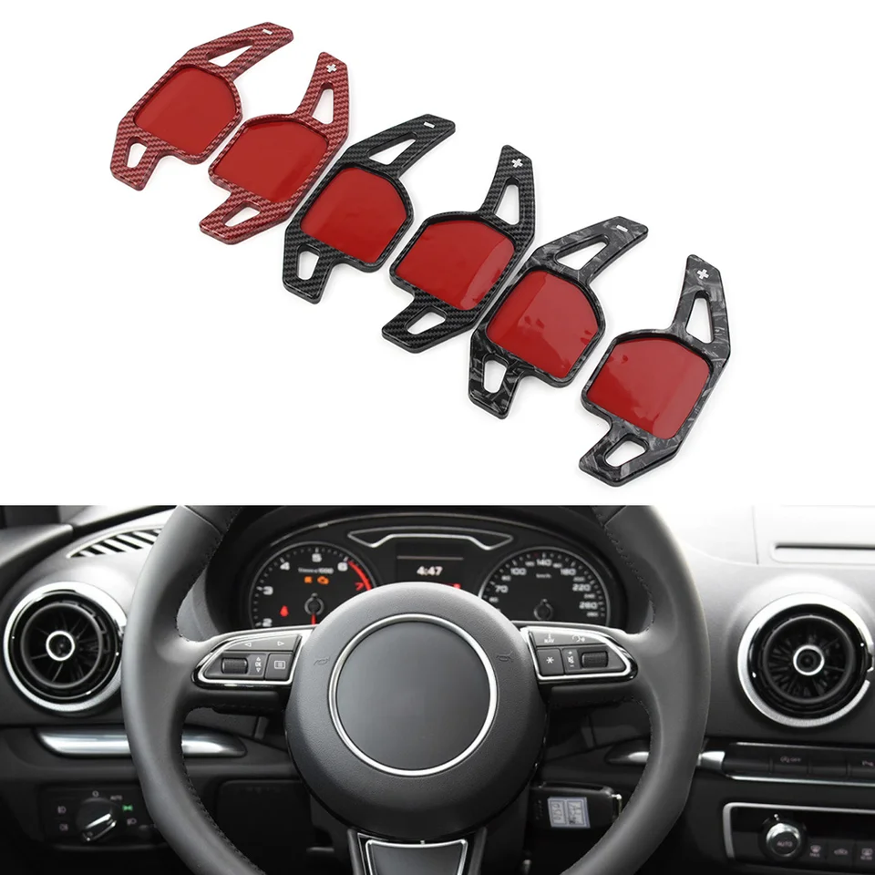 Predĺženie pádla na volant automobilu pre Audi A3 A4 A6 A6 A7 A8 Q3 Q5 Q7 TT TTS ABS Plastic