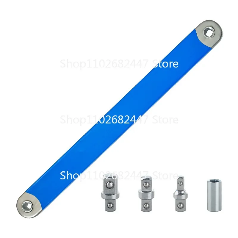 Predĺženie Ratchet Wrench Dlhý rotačný krútiaci krútiaci krútiaci moment veľkých nárazov Soket Spanner Strešky automobilové náradie 1/2 